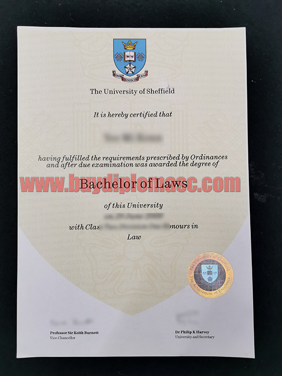 University of Sheffield fake certificates