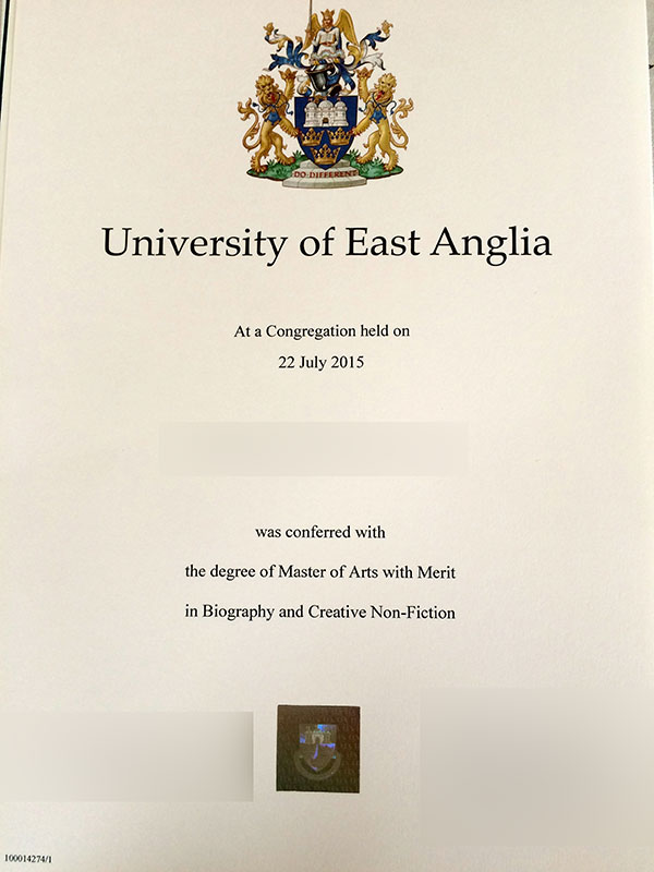University of East Anglia Diploma