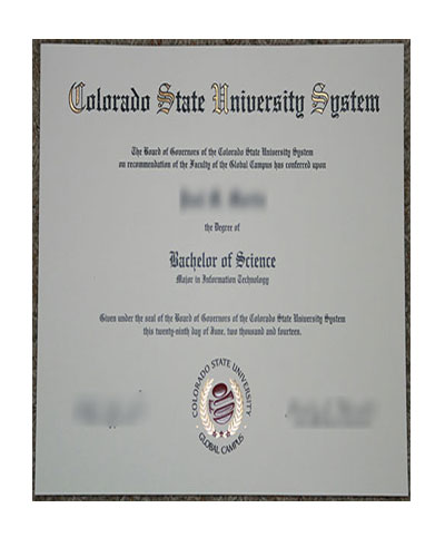 How do I get a Colorado State University diploma