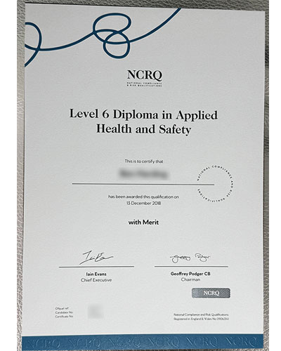 Where can I purchase the NCRQ Diploma certificate?