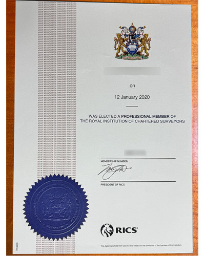 Where can I purchase the RICS certificate?