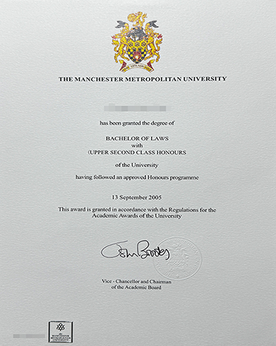 How to purchase a Manchester Metropolitan University certificate？