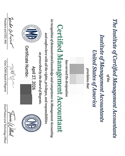 How to Obtain the U.S. Certified Management Accountant (CMA) Certification？