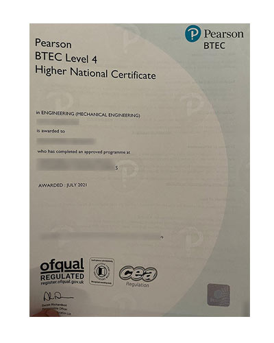 Order Fake Pearson BTEC Level 4 Certificate Online