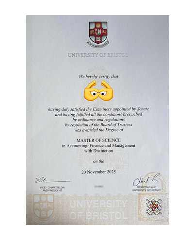 Which website can be used to purchase degree certificates from the University of Bristol?