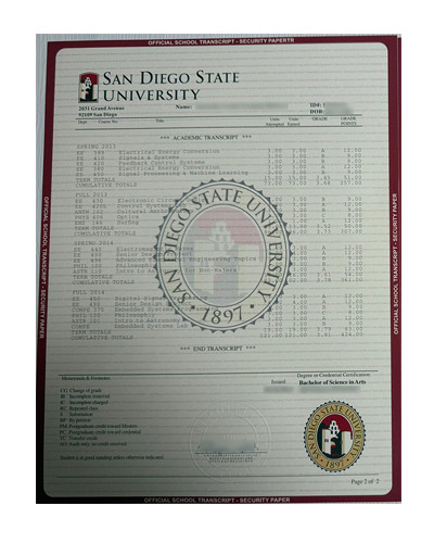 How to order SDSU transcripts through our website？